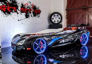 Black Race Car Bed