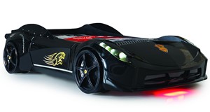 Ferrari Black Sports Car Bed