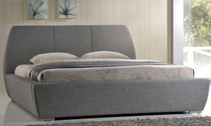 Naxos Grey Fabric Bed Frame