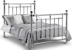 Chrome bed frame