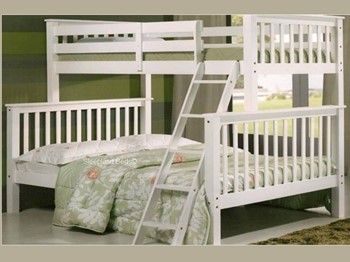 White Double Bunk Beds