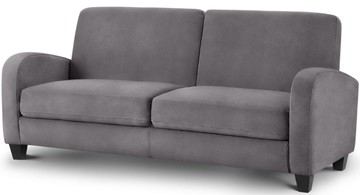 3 Seater Grey Fabric Rivio Sofa