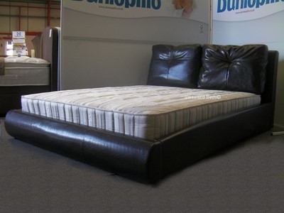 Brown Single Leather Beds