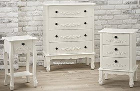 Antoinette Antique White French Style Bedroom Furniture