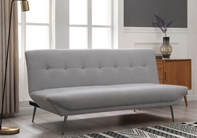 Astrid Sofa Bed In Grey Fabric - Clic Clac - 3 Seater