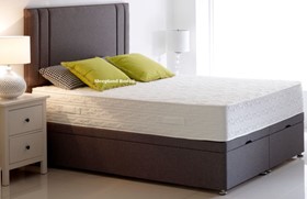 Bamboo Latex Pocket 3000 Divan Bed By Highgrove Beds - 4ft 6" Double