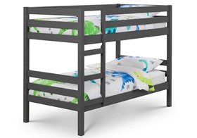 Craven Anthracite Grey Single Wooden Bunk Beds