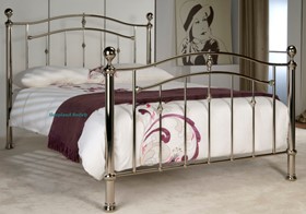 Ella Chrome Metal Bed Frame - 4ft6 Double