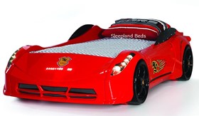 Ferrari Red Car Bed | Sound Lights Spoiler