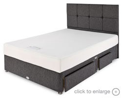 Healthbeds Memoryflex 4ft Small Double Divan Bed