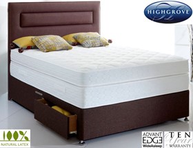 Highgrove Beds Comfort King Natural Latex 2000 Divan Bed | Sleepland Beds
