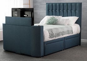 Image Sparkle Fabric TV Bed By Sweet Dreams - Storage Options - 5ft Kingsize
