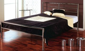 Limelight Ion Bed Frame | Double Chrome Bed