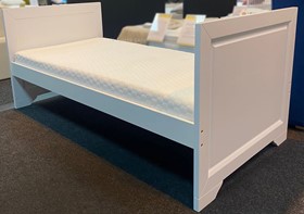 Regal White Wooden Bed Frame - 3ft Single