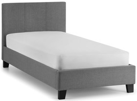 Single Roata Light Grey Fabric Bed Frame