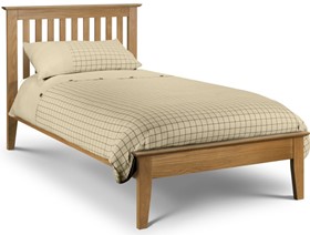 Solid Oak Sorel Shaker Wooden Bed Frame - 3ft Single