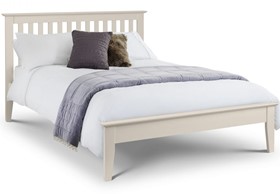 Sorel Shaker Style Ivory Wooden Bed Frame - 4ft6 Double