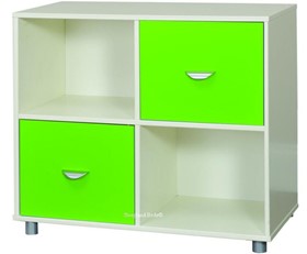 Stompa Cube Unit - To Match Stompa Beds - Uno Lime Green (click for larger image)