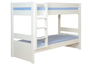Stompa Uno Bunk Bed | White Wooden Bunk Beds By Stompa