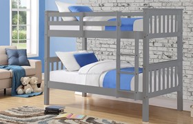 Sweet Dreams Casper Grey Wooden Bunk Beds
