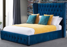 Sweet Dreams Fantasy Fabric Bed Frame - High Headboard - 5ft Kingsize