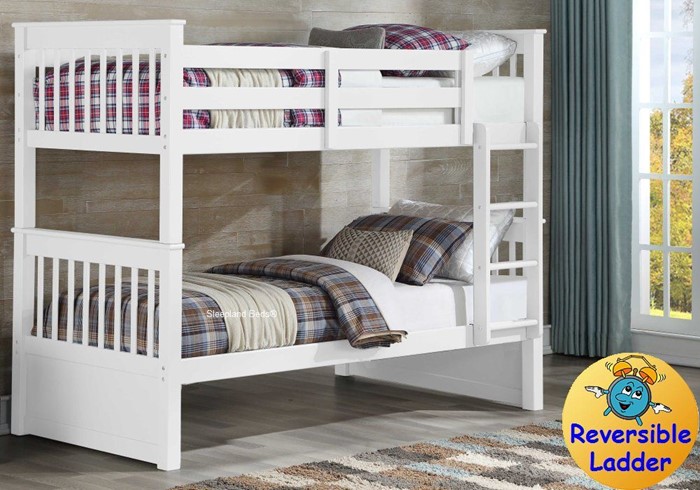 Thomas Deluxe Bunk Bed Children S, White Wooden Bunk Beds That Separate