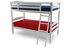 White Wooden Hooton Bunk Beds | White Painted Bunk Bed