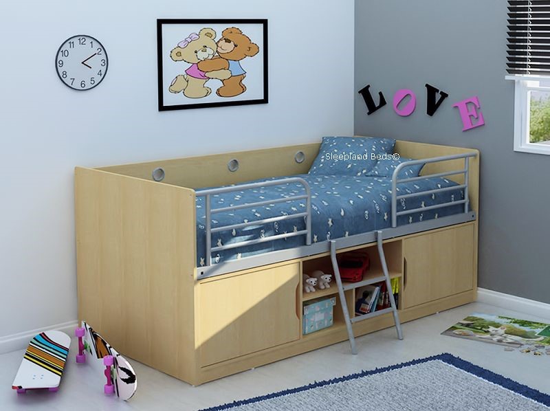 midi cabin beds with storage