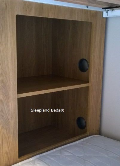 Oak Storage Bunk Beds Bedside And Drawer