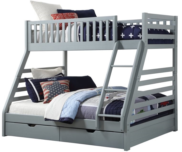 Sweet Dreams State Grey Bunk Beds