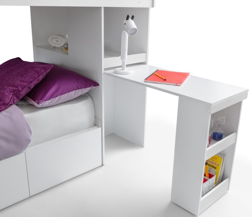 Julian Bowen Eclipse Bunk Bed Showing Pullout Desk