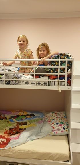 Trio bunk beds