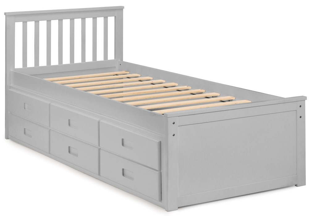 Julian Bowen Maisie Grey Beds With Trundles