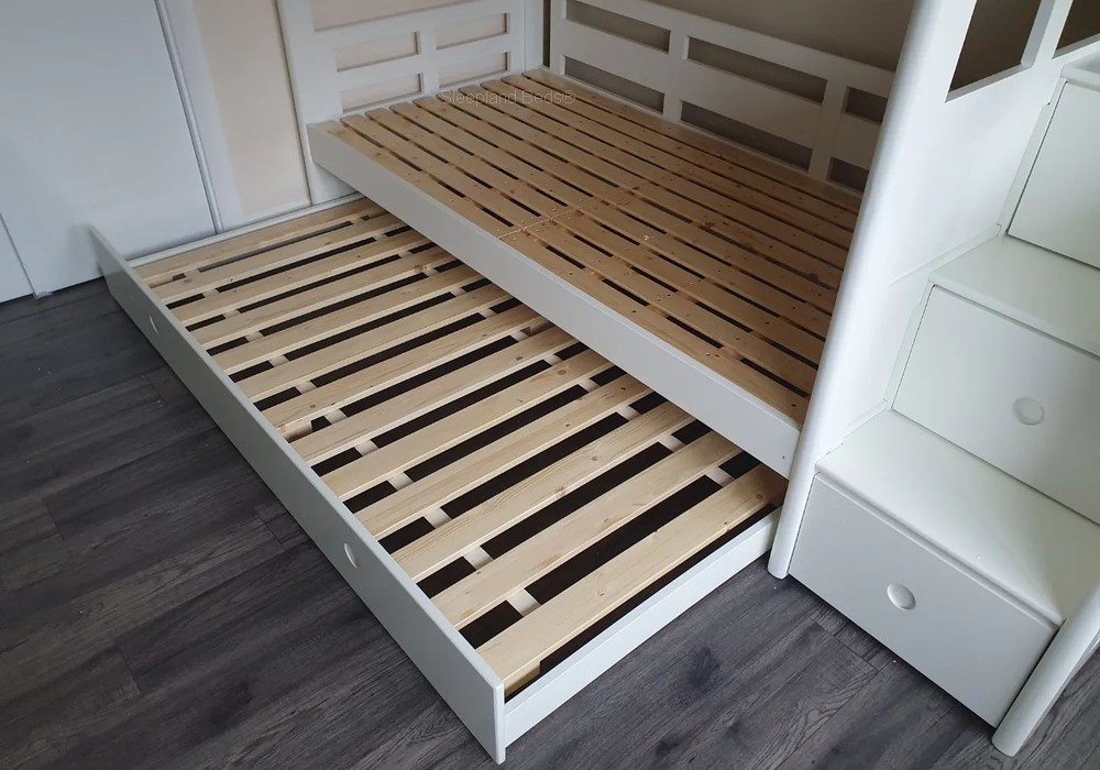 Bunk beds with pullout trundle for kids or adults