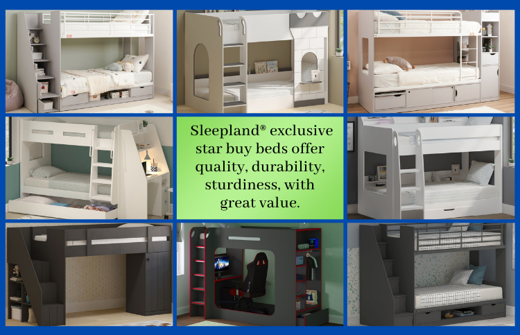 Childrens beds and bunk beds by Sleepland Beds