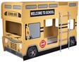 Yellow Childrens Bus Bunk Beds