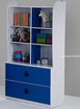 Blue Bedroom Bookcase Storage Unit