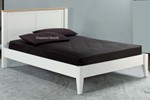 White And Ash King Size Wooden Beds