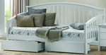 White Daybed With Drawers