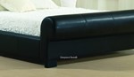 Black Double Sleigh Bed Frame