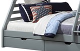 Grey Double Bunk Beds by Sweetdreams