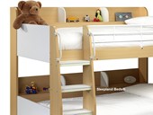 Julian Bowen Maple And White Domino Bunk Bed