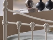 Small Double Ivory Bed Frame