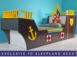 Childrens Pirate Ship Bed