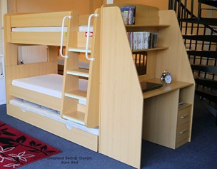 Olympic Bunk Beds With Trundle Bed And Desk